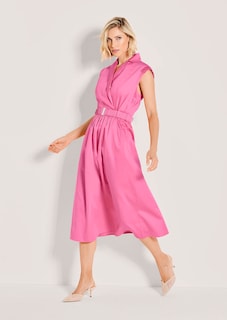 Ärmelloses Sommerkleid mit Raffungen thumbnail 2