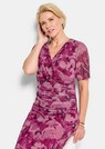Mesh-Kleid in Wickeloptik thumbnail 4