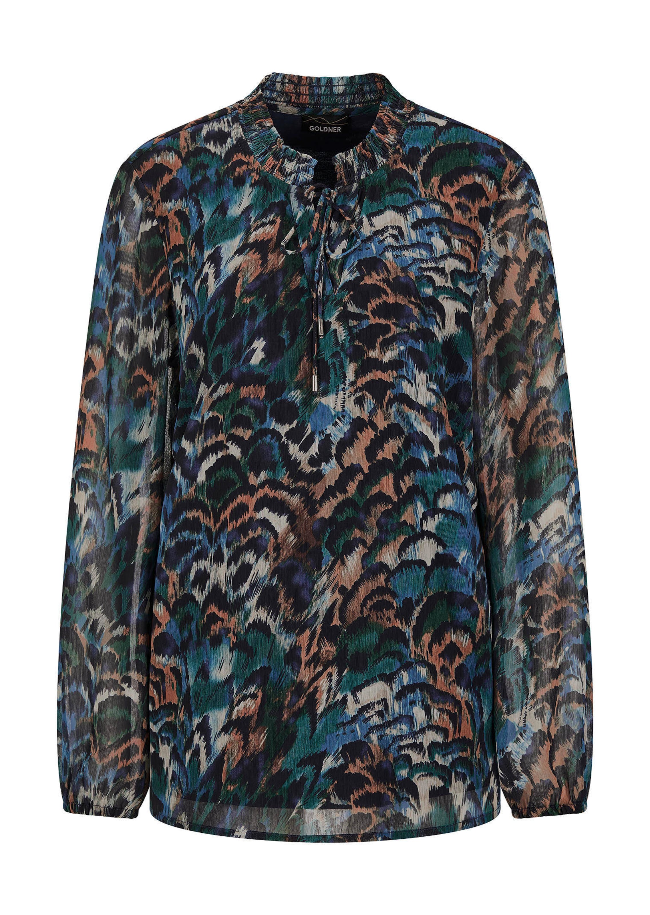 Blouse imprimée en voile.