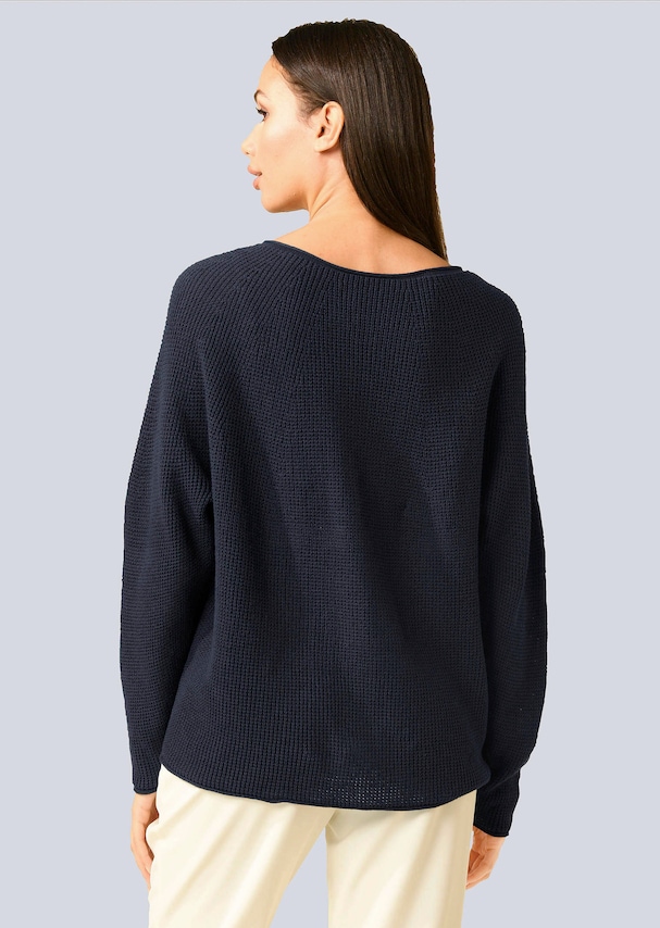 Pullover mit U-Boot Ausschnitt 2