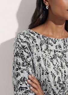 Pull en cachemire avec imprimé allover thumbnail 5