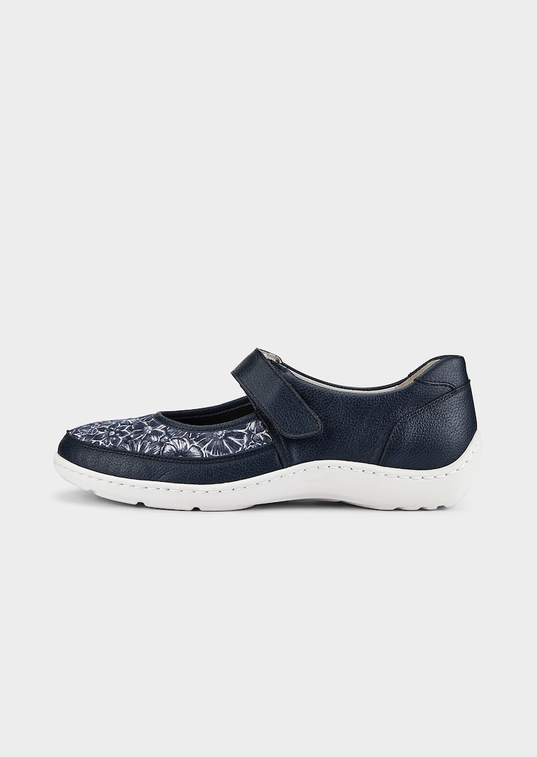 Mocassins à scratch réglable