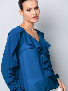 Bluse mit Volants thumbnail 5