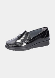 Mocassins brillants avec barrette décorative thumbnail 5