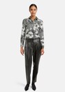 Leather trousers with pleats thumbnail 2