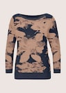 Jacquard-Pullover mit 3/4-Ärmeln thumbnail 6