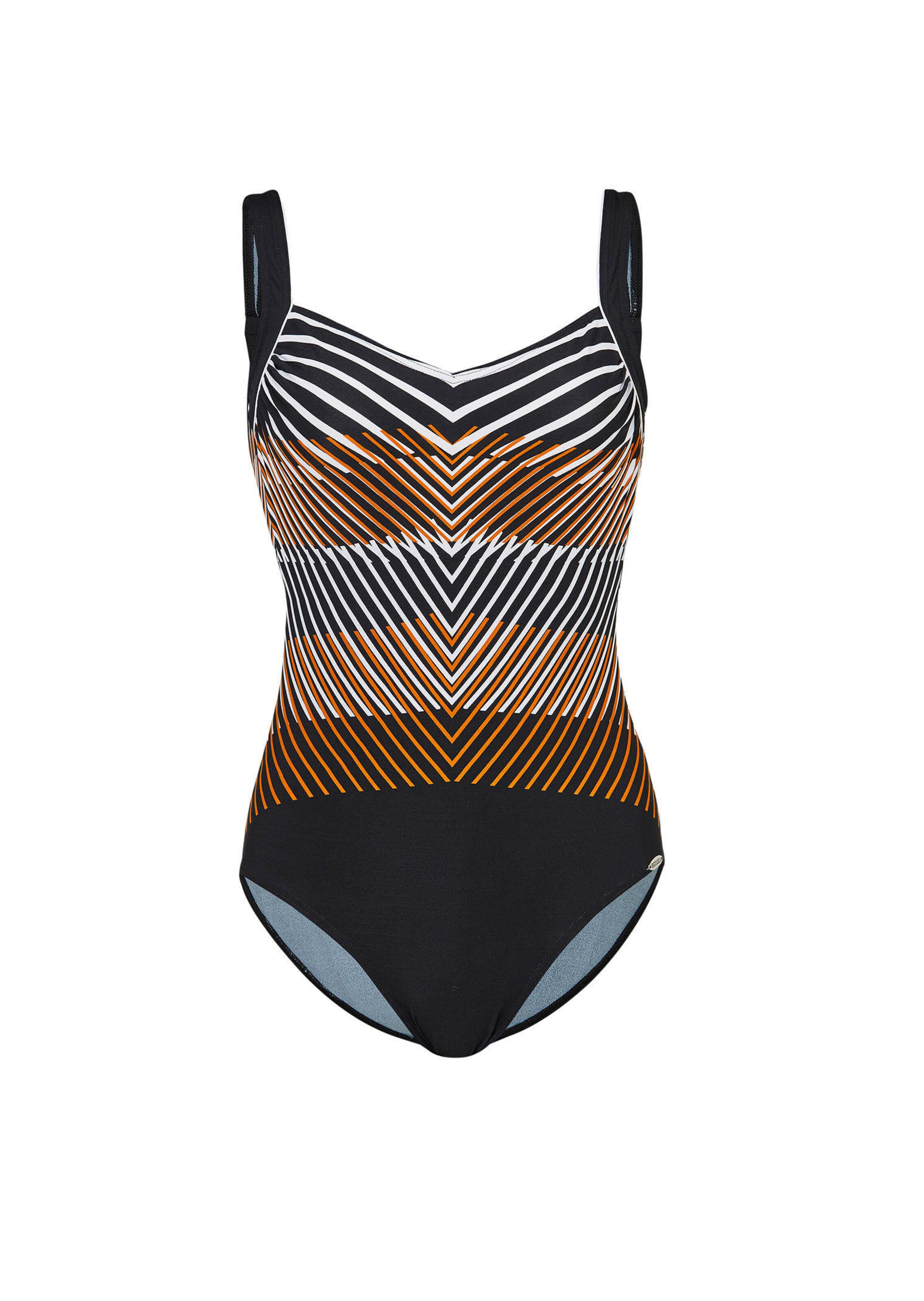 Badpak met V-hals en zachte cups