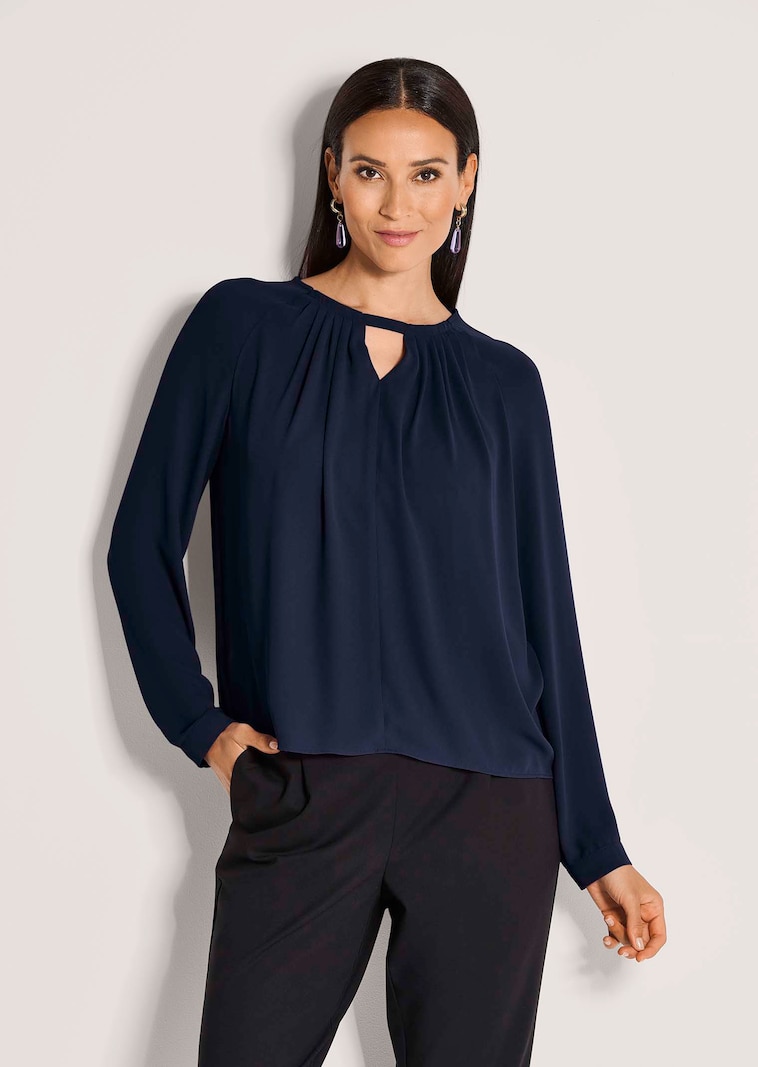 Bluse in bequemer Schlupfform