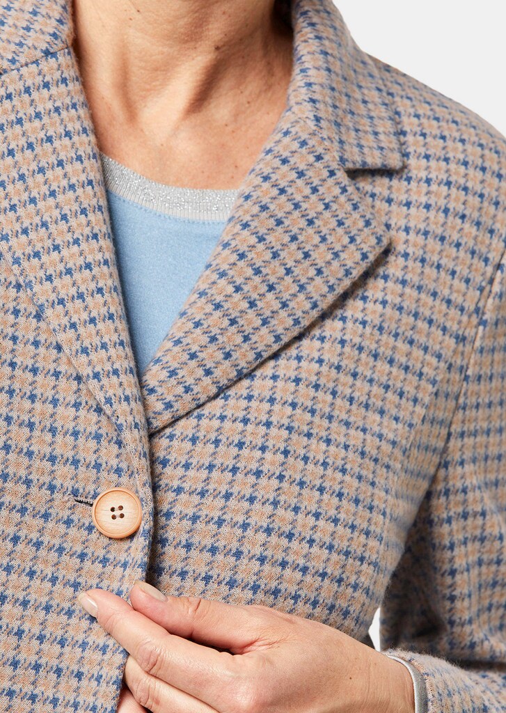 Indoorjacke aus strukturiertem Jersey