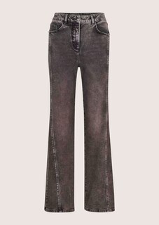 Wide-Leg-Jeans mit Glitzerprint thumbnail 6