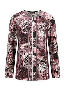 Taillierte Shirtjacke aus Viskose-Jersey thumbnail 5