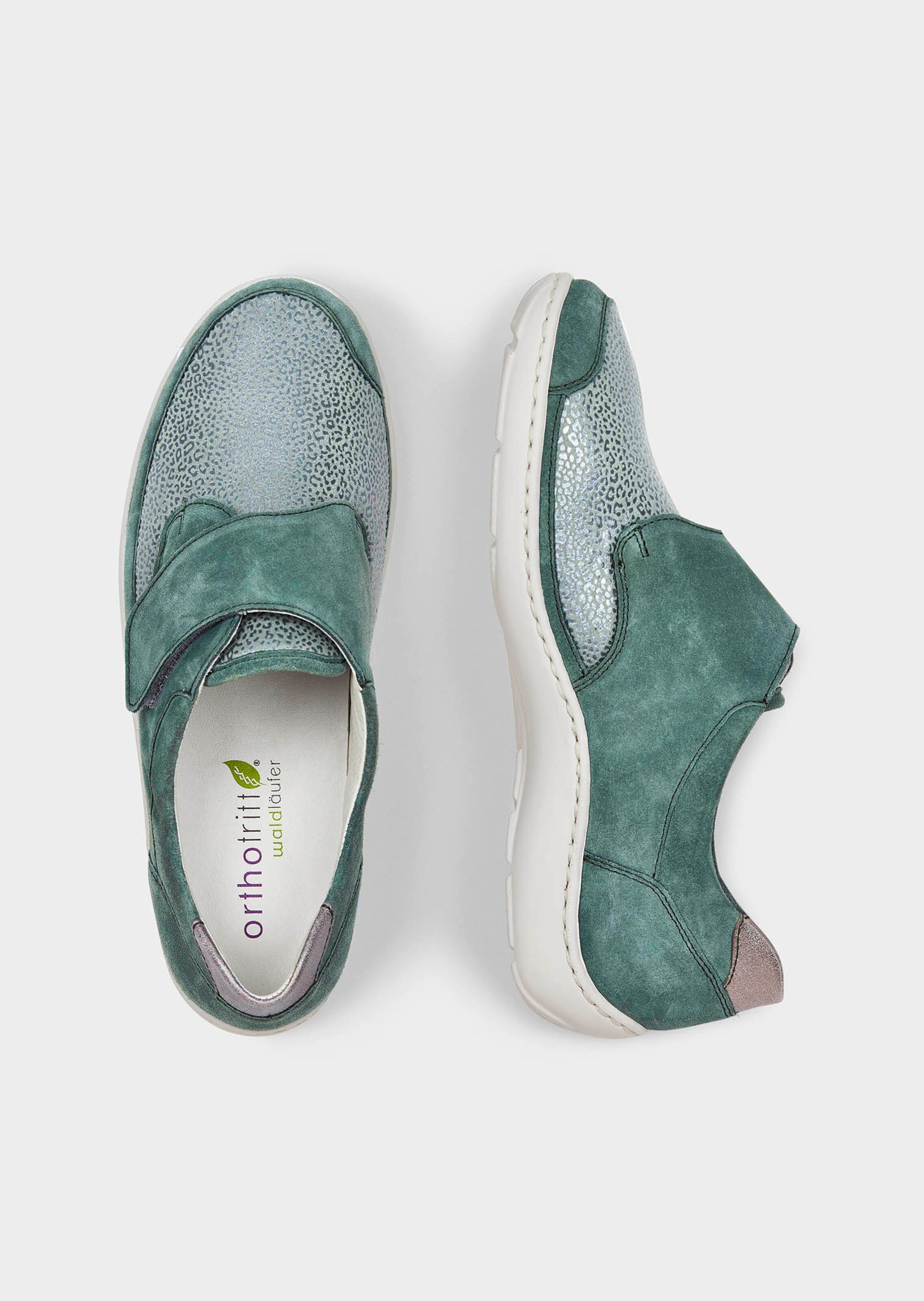 Mocassins à scratch réglable - vert menthe - Gr. 39 de Goldner Fashion