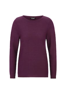 Fijn gebreide tricot pullover met boothals thumbnail 6