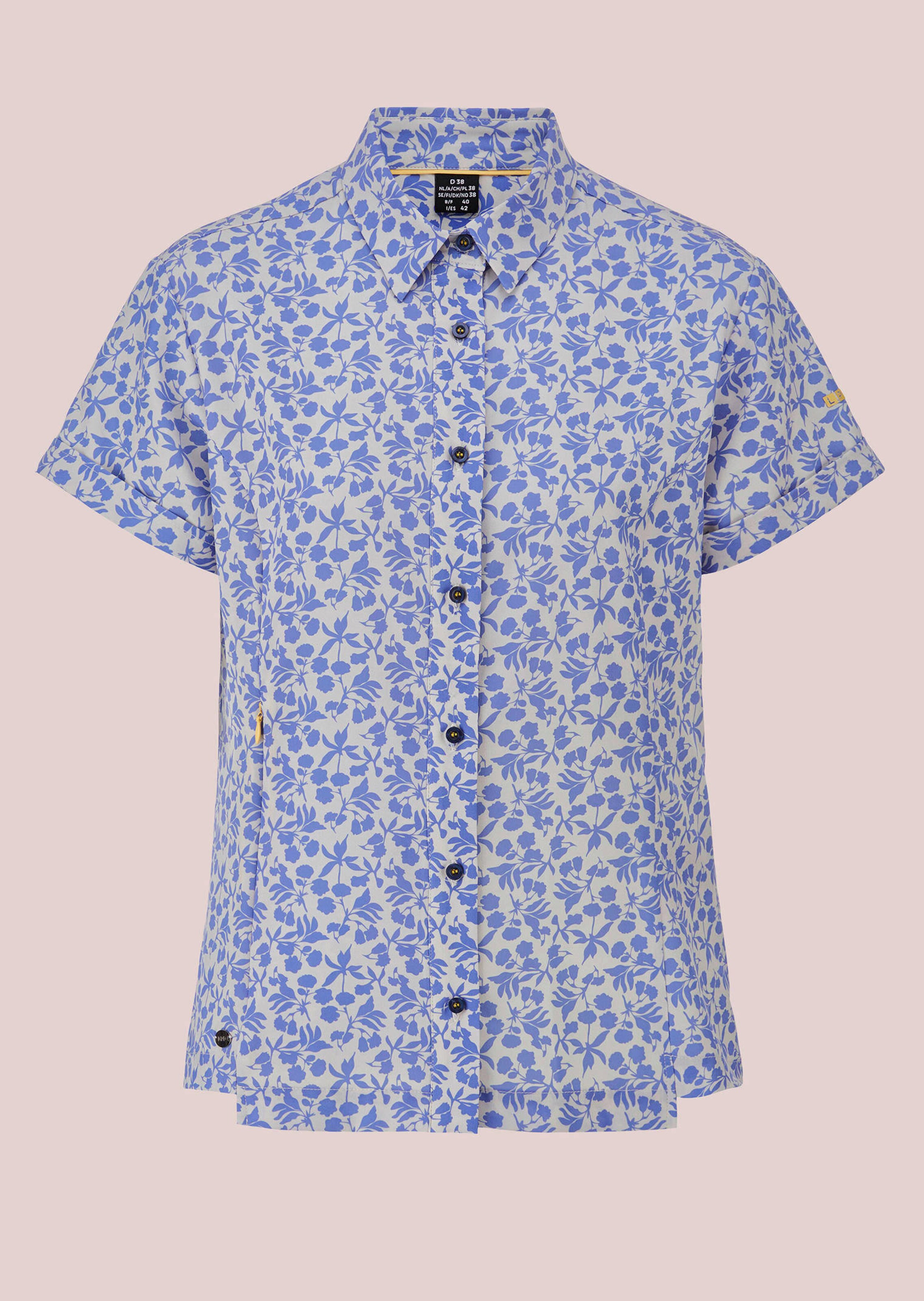 Functionele blouse, achter langer