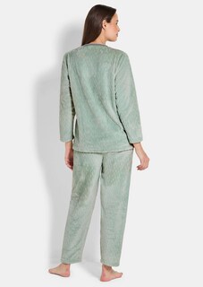 Tenue d’intérieur en polaire à effet structuré thumbnail 2