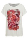 Elégant T-shirt avec motif à l'avant thumbnail 2