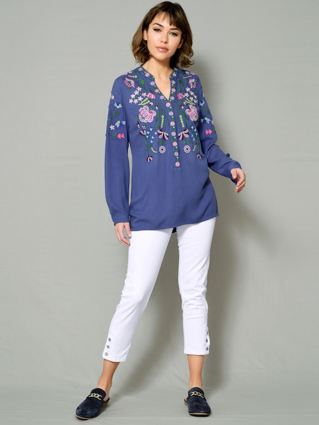 Tunika mit dekorativer Stückerei 1