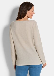 T-shirt en jersey élégant, façon crêpe thumbnail 3