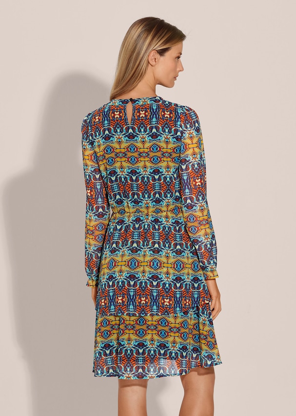 Printed dress with lining 2