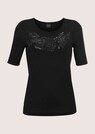 Kurzarm-Shirt mit Glanz und Transparenz thumbnail 6