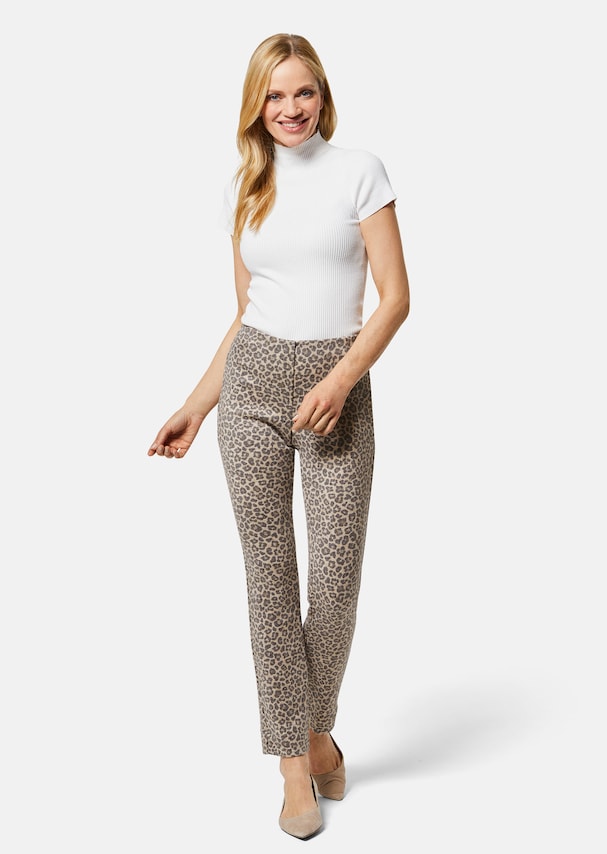 Snakeskin print trousers — The FashionCloud
