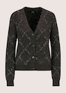 Strickjacke mit Rautenmuster und Pailletten thumbnail 6
