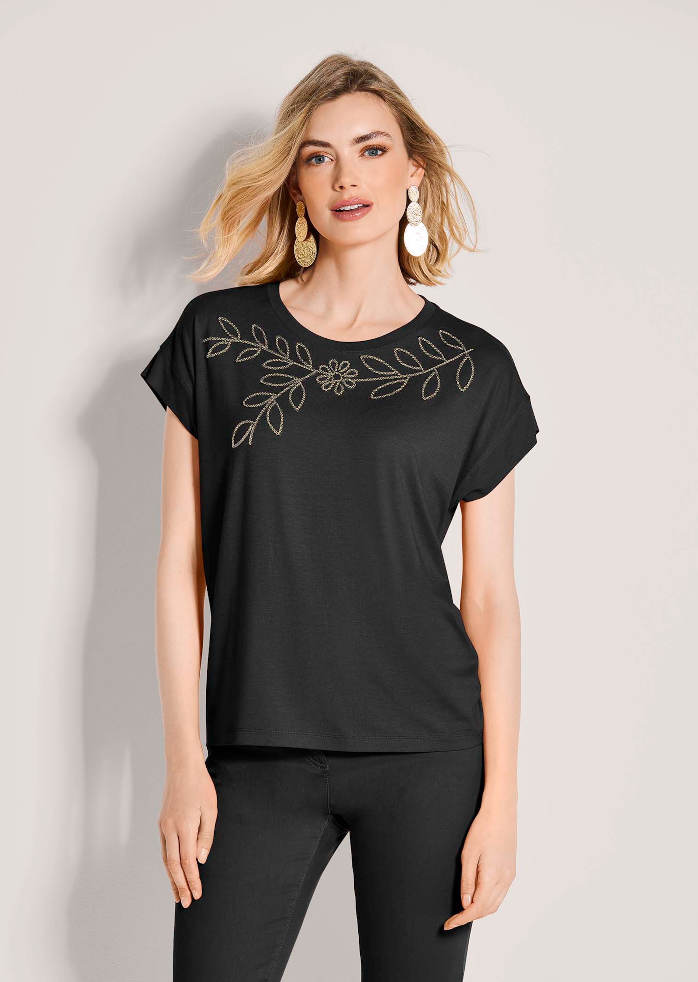 Shirt mit Pailletten-Motiv