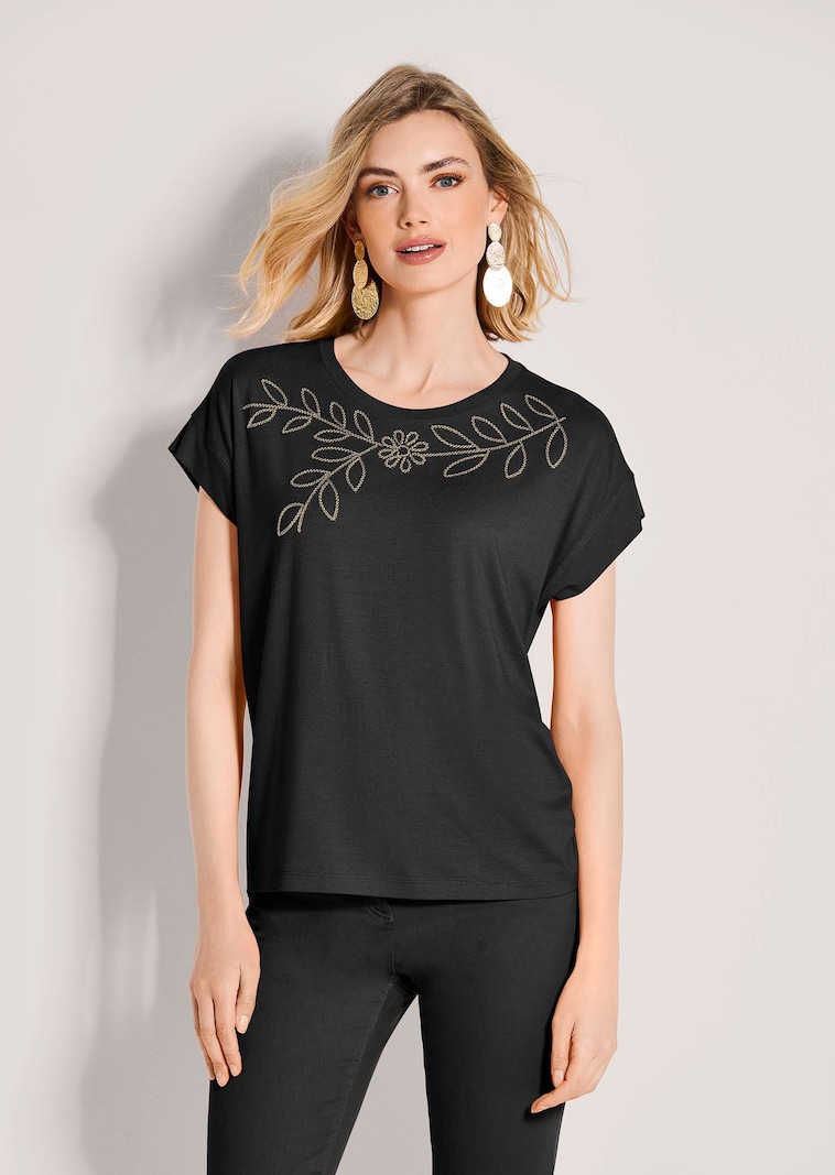 Shirt mit Pailletten-Motiv