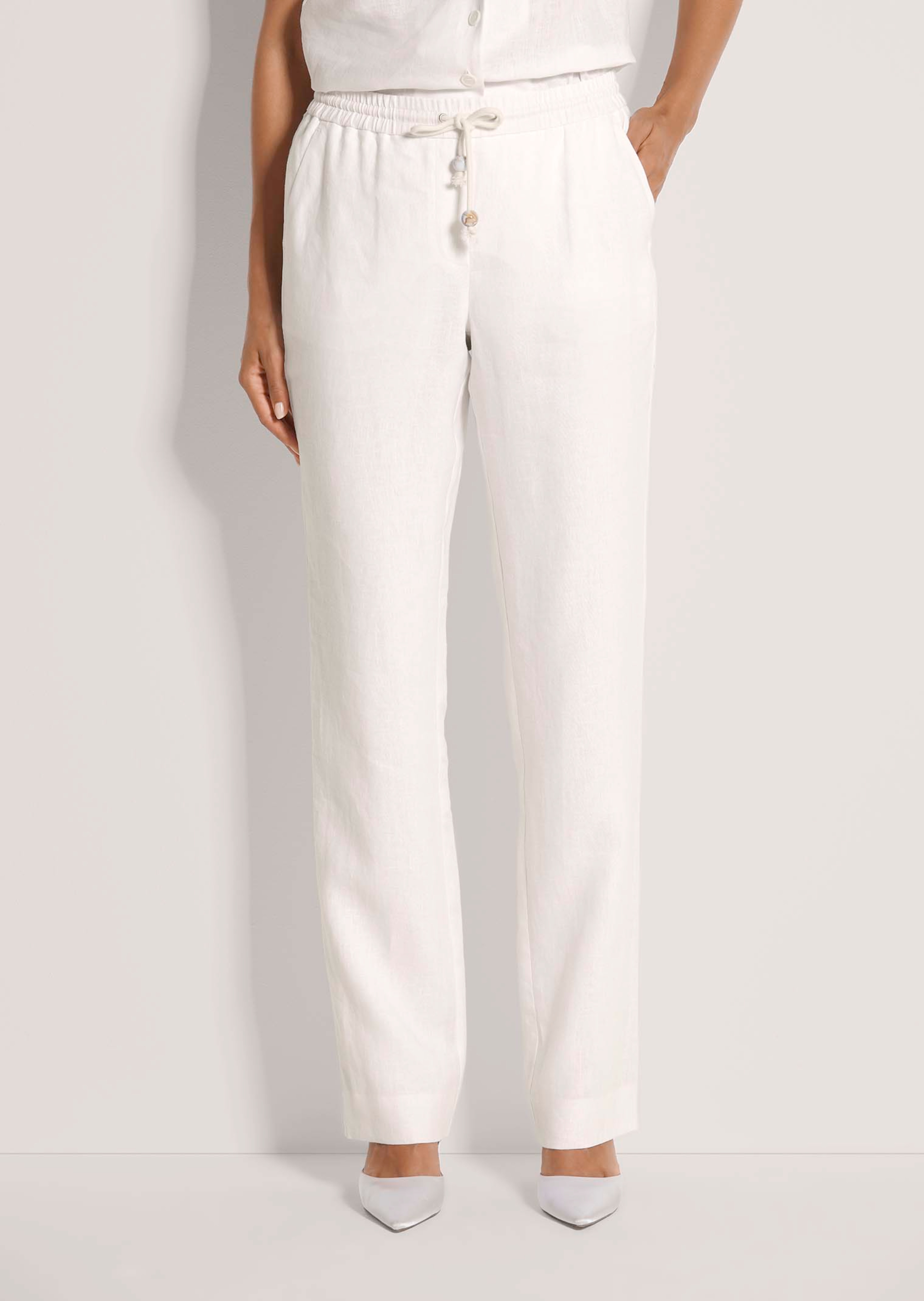 Leinenhose mit Tunnelzug