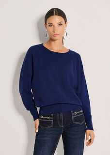 Kaschmirpullover mit Fledermausärmeln thumbnail 1