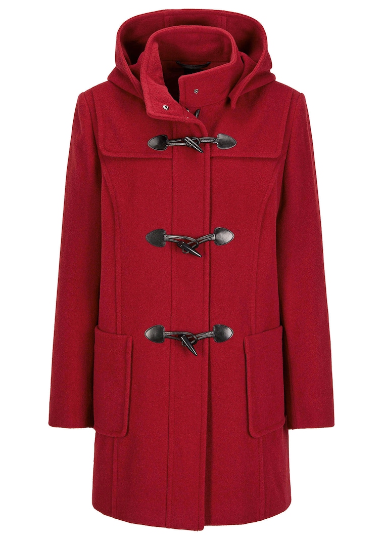 Klassischer Dufflecoat aus feinster Wolle-Mischung