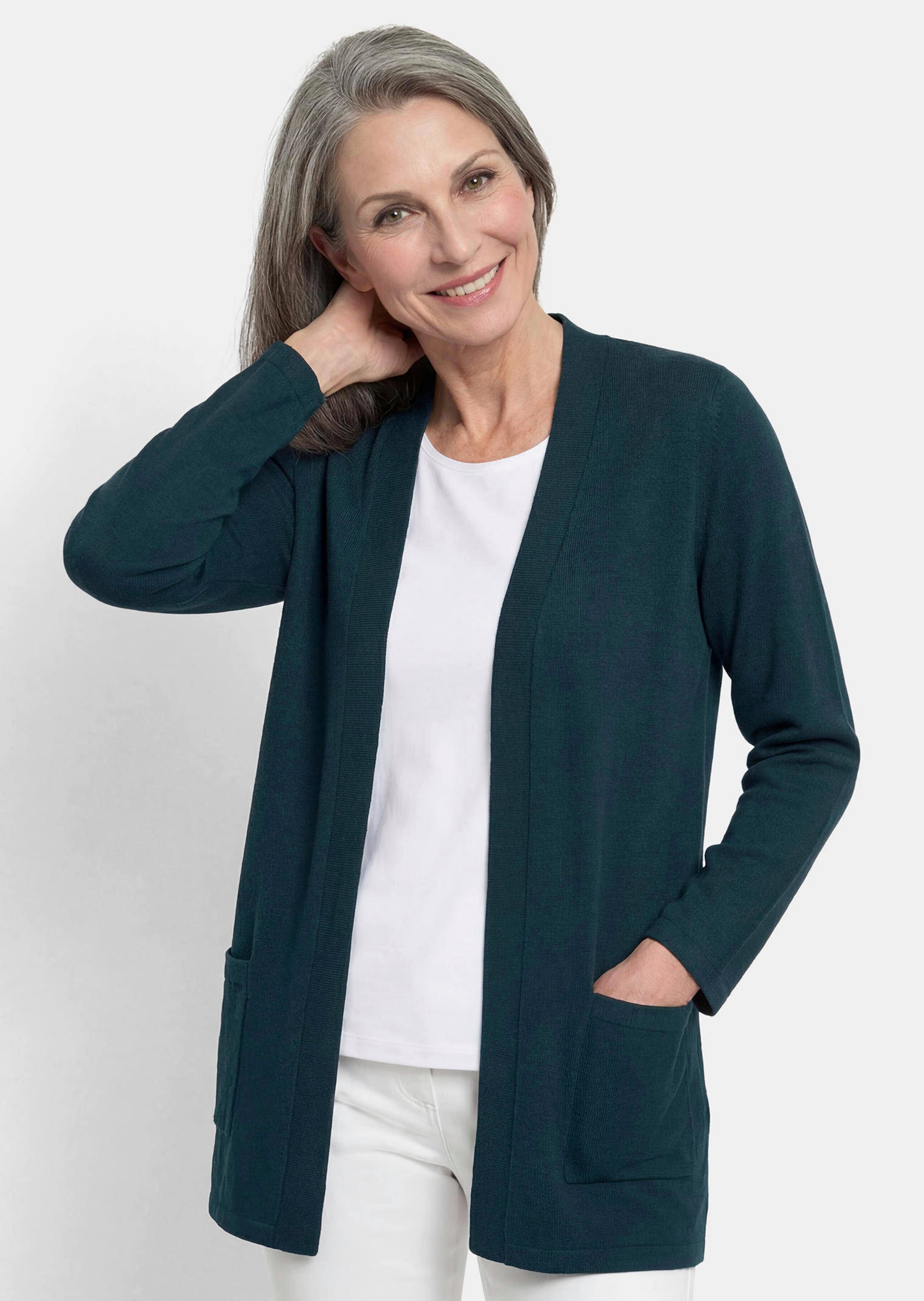 Verschlussloser Cardigan aus COTTAMIRA
