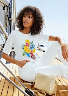 Halbarm-Shirt mit farbstarkem Früchte-Print thumbnail 7