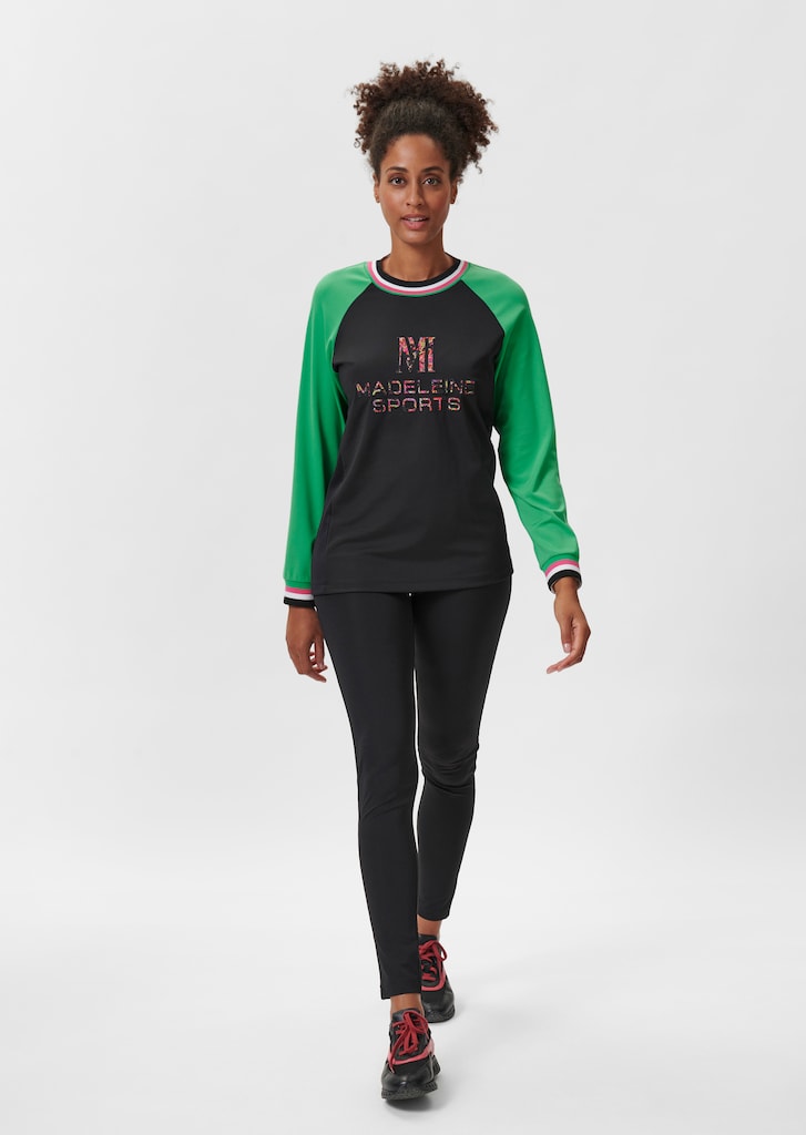 Sweatshirt im Colourblocking-Stil 1