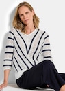 Feinstrickpullover mit maritimen Streifen thumbnail 4