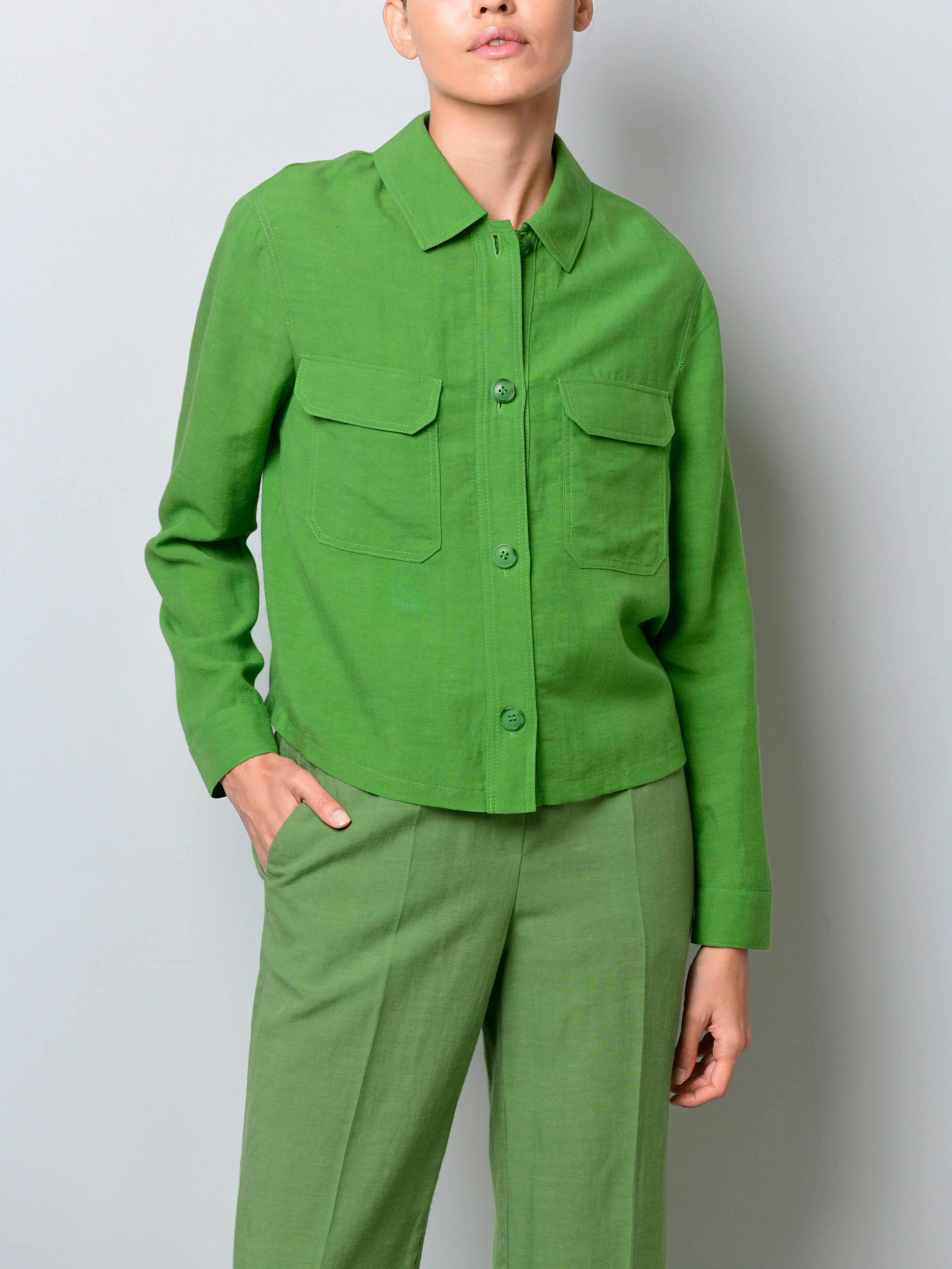 Blazer mit Knopfverschluss