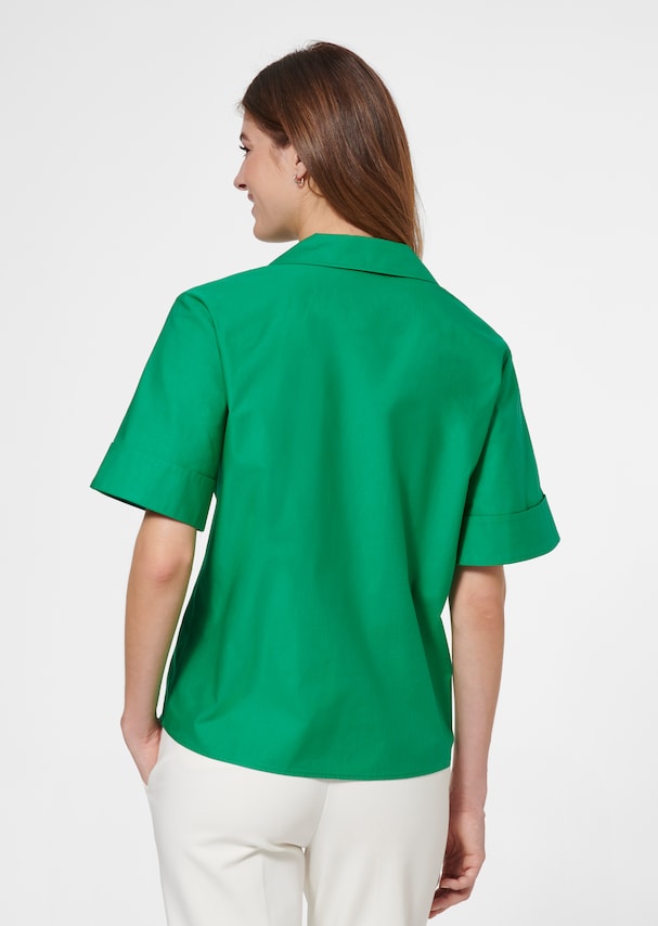 TALBOT RUNHOF X MADELEINE - Half sleeve blouse with zip 2
