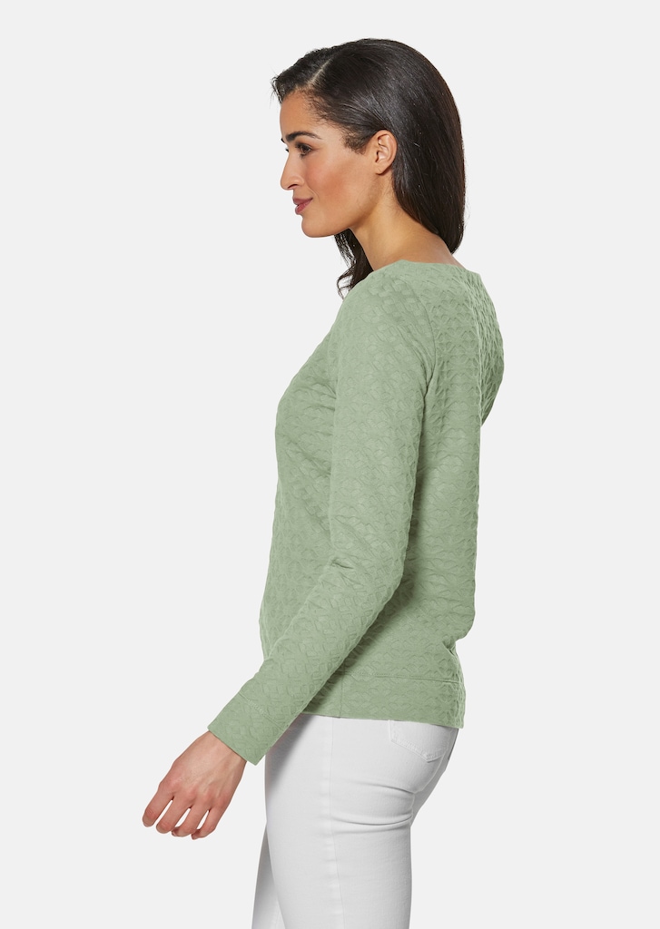 Sweatshirt with an attractive texture 3
