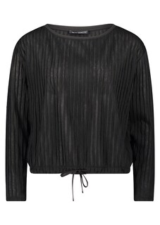 Strukturiertes Shirt mit Längsstreifen thumbnail 1