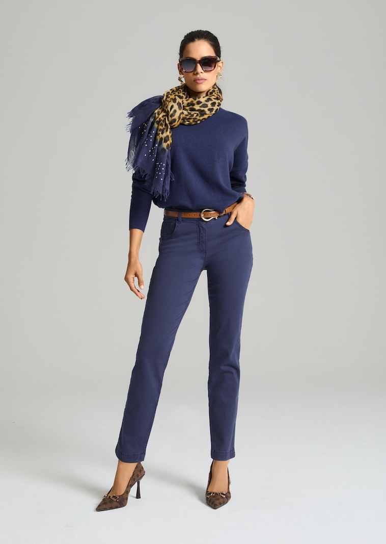 Schlanke Five-Pocket mit Stretch-Komfort