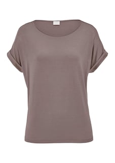 T-shirt de pyjama avec détails en satin thumbnail 4