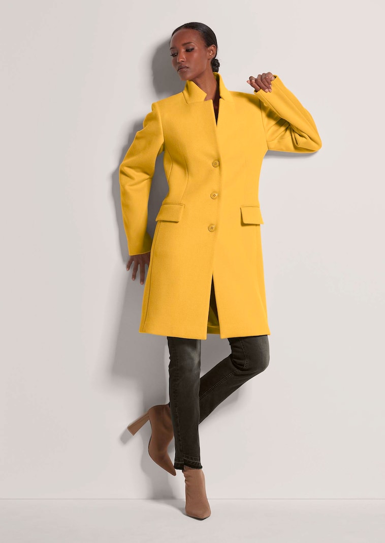 Jacket Only Gelber Mantel Kurzmantel Only Wollmantel Gelb Bugatti