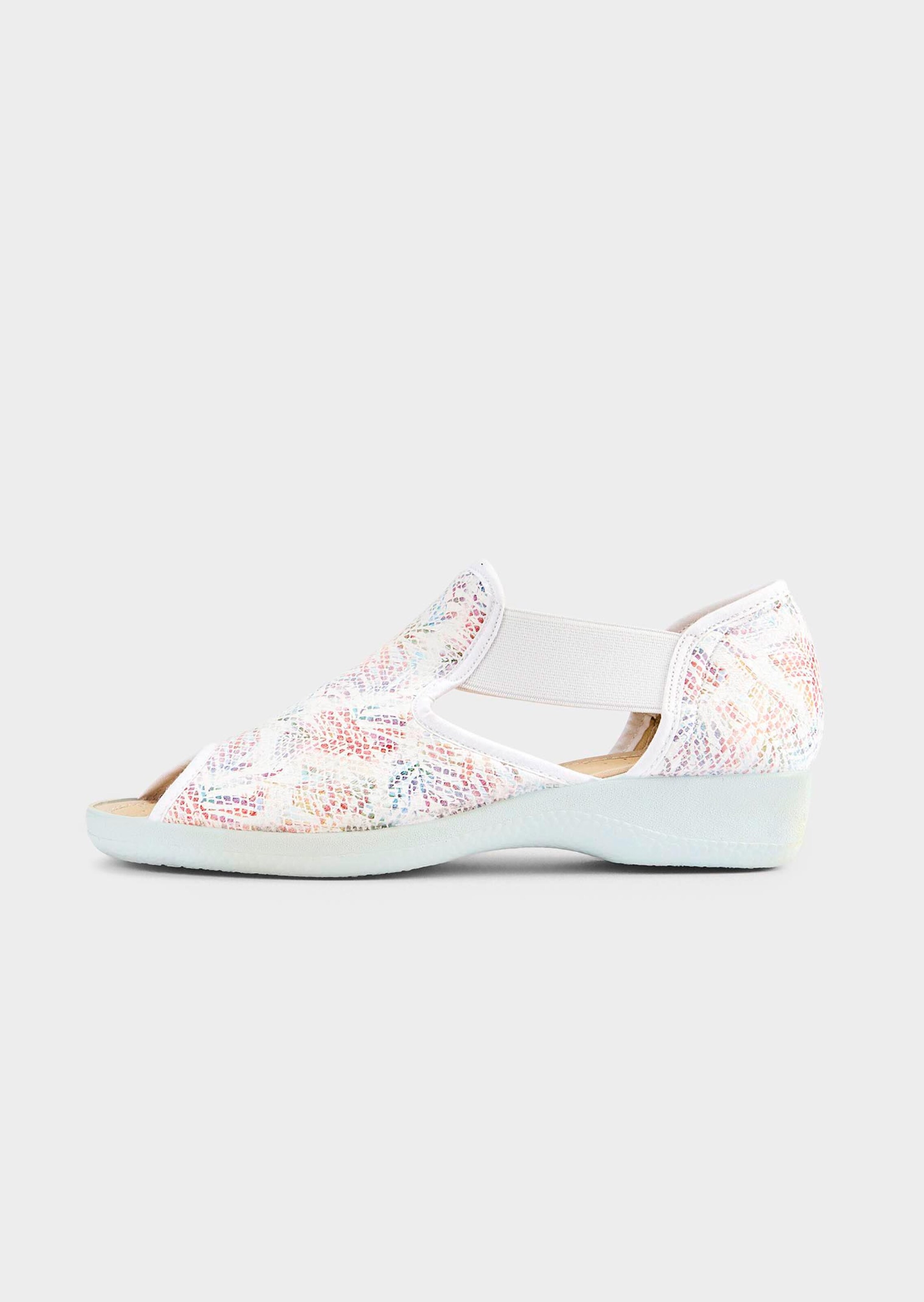 Sandalen mit Blumenprint