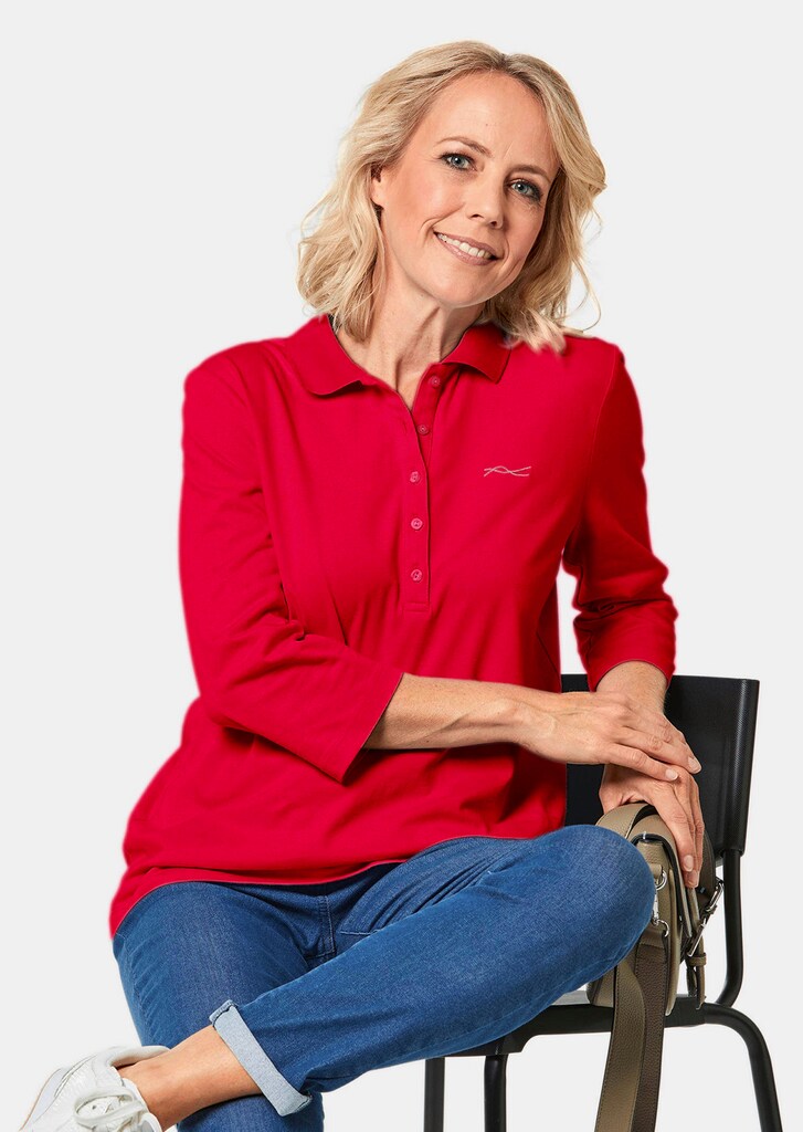 Poloshirt in hochwertiger Pikee-Qualität