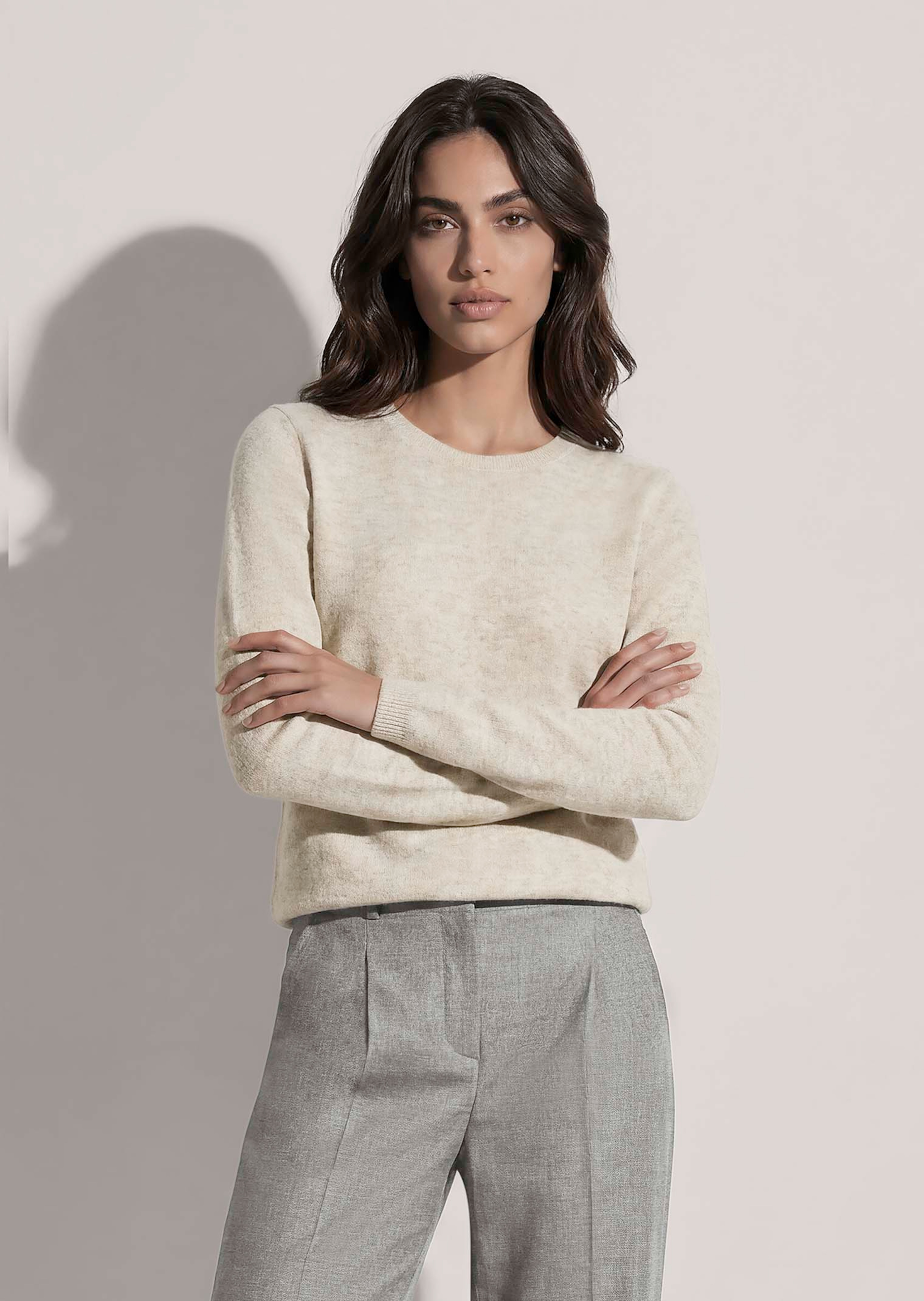 Pull à col rond en Good Cashmere
