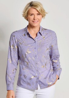 Chemisier avec imprimé métallisé thumbnail 7