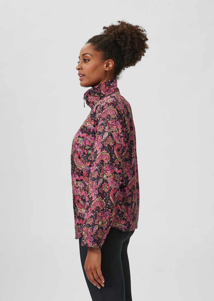 Troyer-style jacket with paisley print 3
