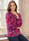 Expressieve blouse met bloemenprint thumbnail 1