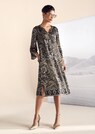 Paisley-Kleid mit Volantärmeln in H-Linie thumbnail 1