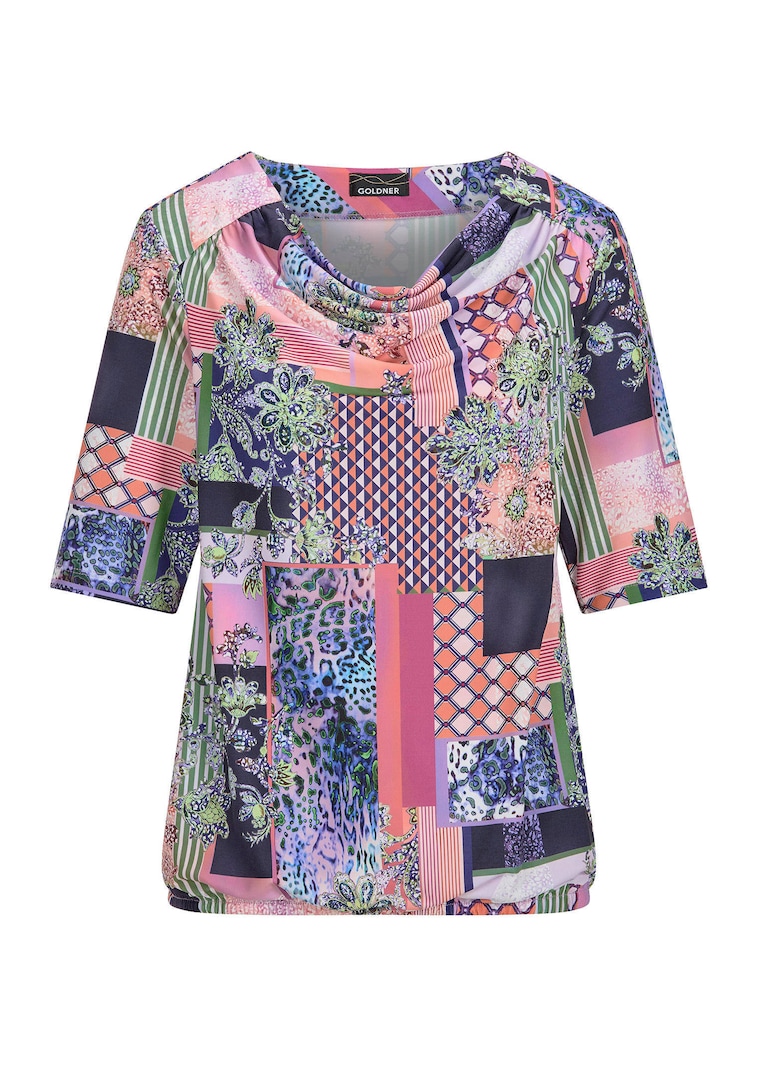 T-shirt avec encolure bénitier